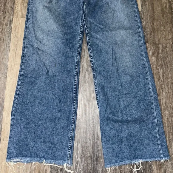 Reformation Wide Leg Distressed Jeans - Size 25 - Picture 3 of 12